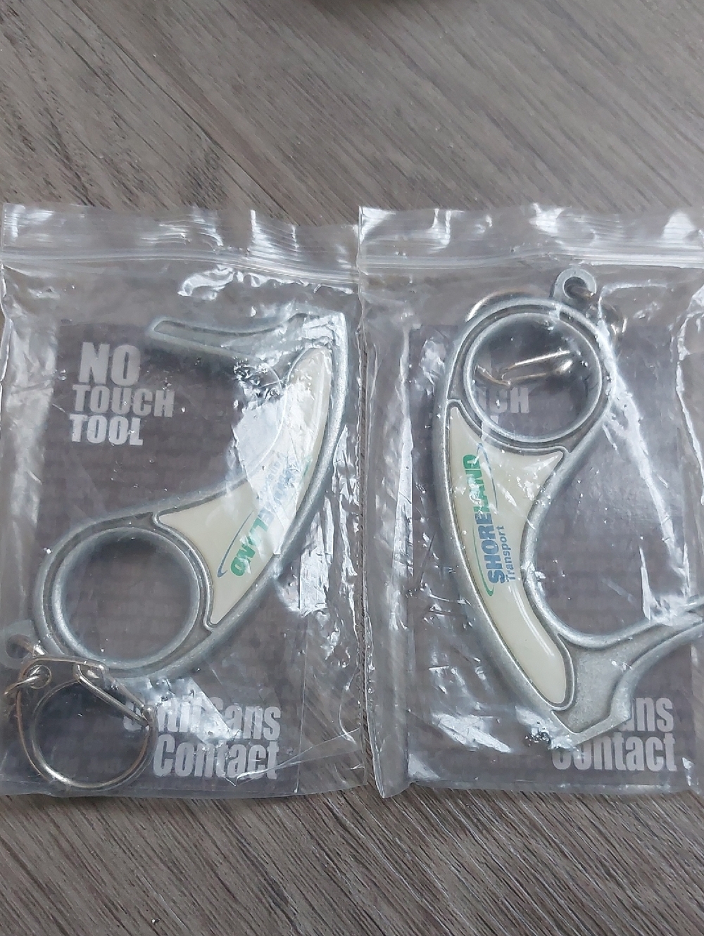 Anti-Germ Covid No Touch Tool Keychain New Lot 2